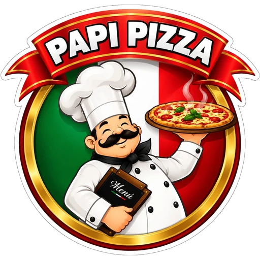 Logo de Papi Pizza